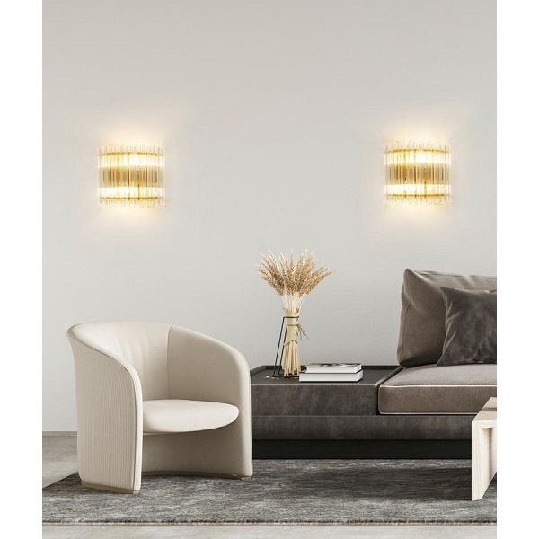 Lampa ścienna PALACE złota - Moosee